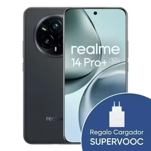 REALME 14 Pro Plus 5G 12GB/512GB Smartphone 6.83" 120Hz 80W Android 15 + Cargador 120W