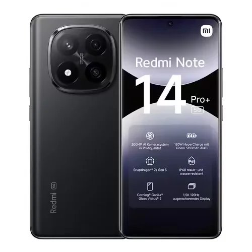 Xiaomi Redmi Note 14 Pro+ 5G 12 Noir